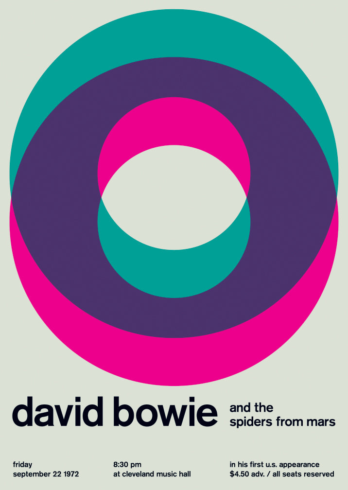 david bowie at cleveland music hall, 1972