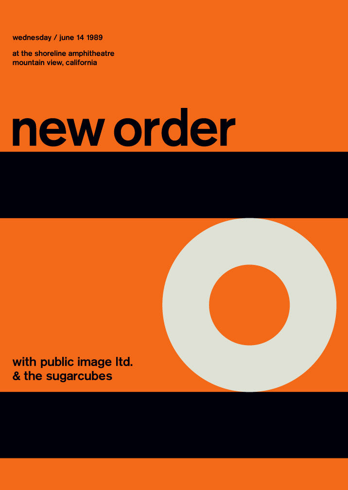 new order at shoreline amphitheatre, 1989