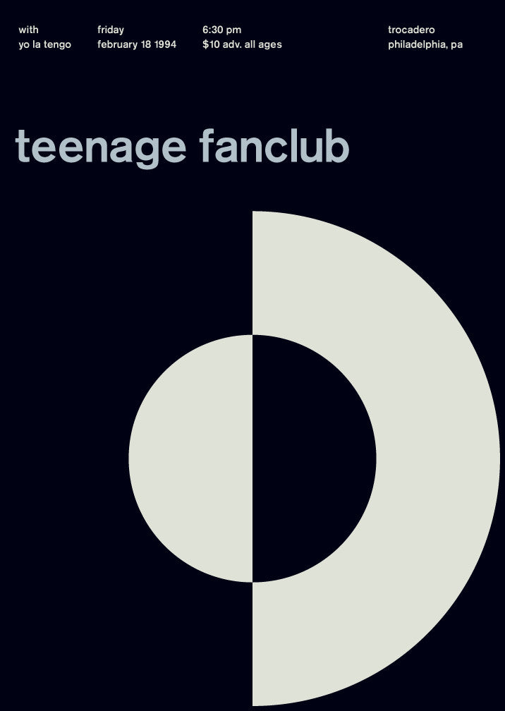 teenage fan club at trocadero, 1994