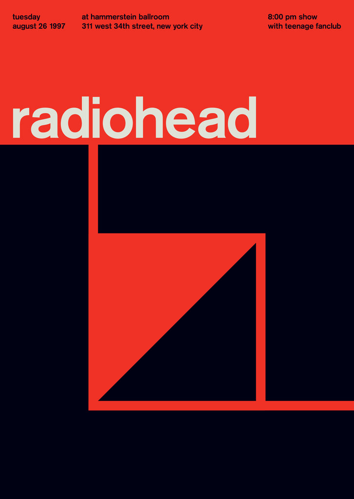 radiohead at hammerstein ballroom, 1997